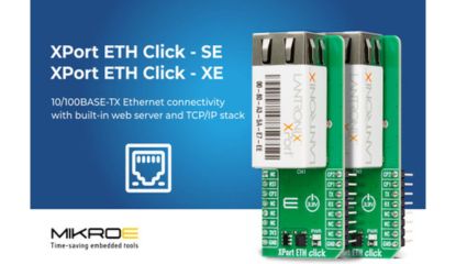 BIS_Infotech's tweet image. MIKROE’s XPort ETH Click offers secure Ethernet connectivity for embedded systems with mikroBUS support and open-source libraries.
#AESencryption #clickboard #EmbeddedSystems