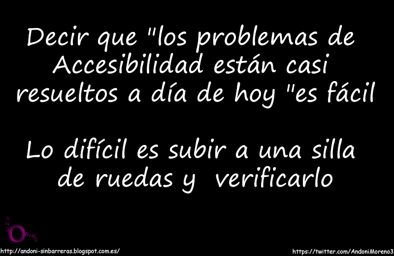 AndoniMoreno3's tweet image. Decir que "los problemas de Accesibilidad están casi resueltos a día de hoy" es fácil . . .