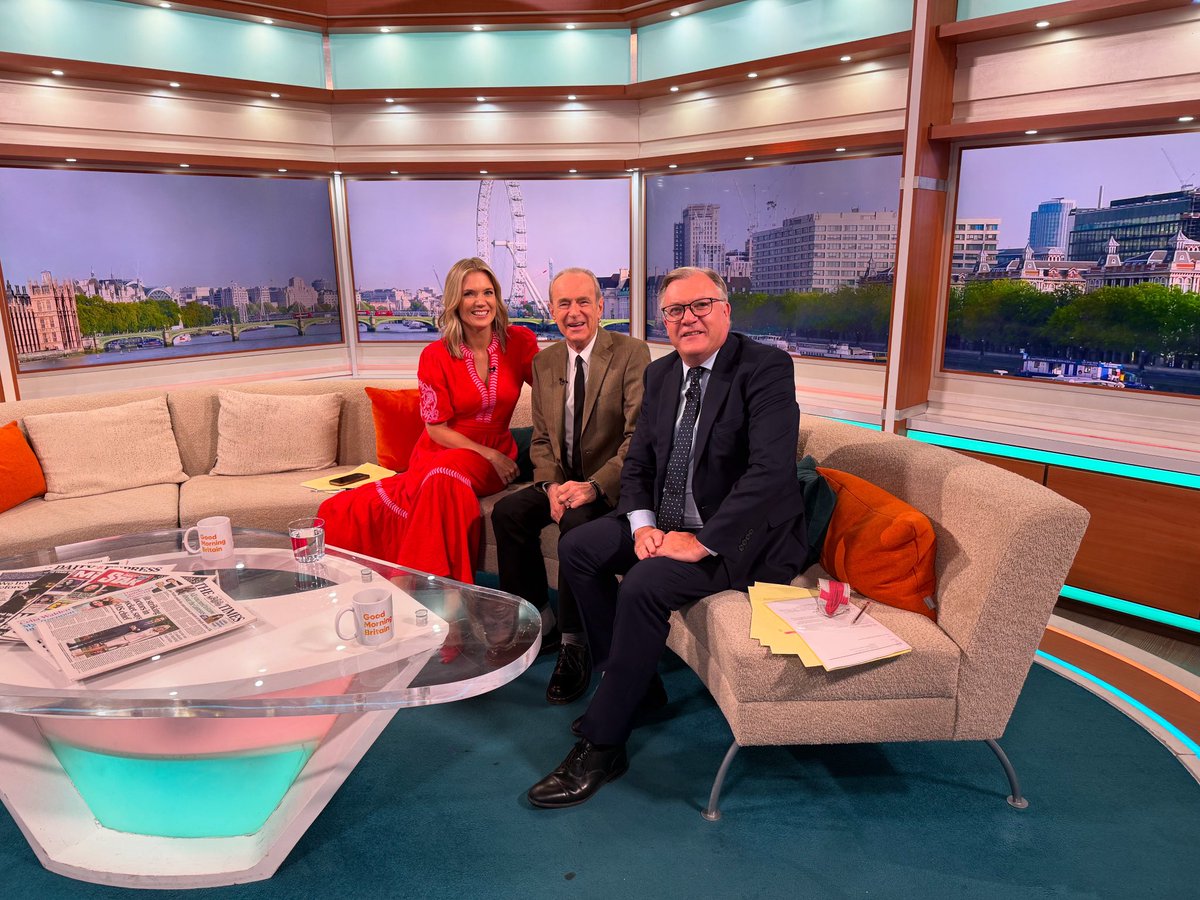 Francis Rossi Official (@frossiofficial) on Twitter photo FR enjoyed chatting with Ed Balls and Charlotte Hawkins on the <a href="/GMB/">Good Morning Britain</a> sofa today.
The show is available to watch again via the ITVX app (UK only).
FR 2025/26 tour dates: francisrossi.com/tour
#francisrossi #gomor #statusquo #songbook #tour #GMB #ITVX FR enjoyed chatting with Ed Balls and Charlotte Hawkins on the <a href="/GMB/">Good Morning Britain</a> sofa today.
The show is available to watch again via the ITVX app (UK only).
FR 2025/26 tour dates: francisrossi.com/tour
#francisrossi #gomor #statusquo #songbook #tour #GMB #ITVX