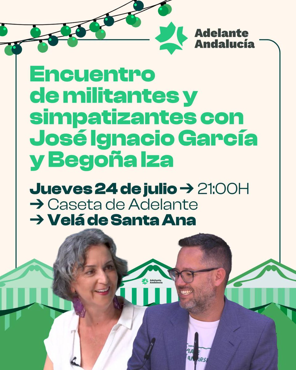 AdelanteAnd_SEV's tweet image. Gente, nos vemos esta noche con @joseigs_, @beizator y más compañeras para echar un buen rato. Si los fachas quieren hacernos creer que no se les puede plantar cara también con alegría y esperanza van listos, ¡¡vente!! 🥰
