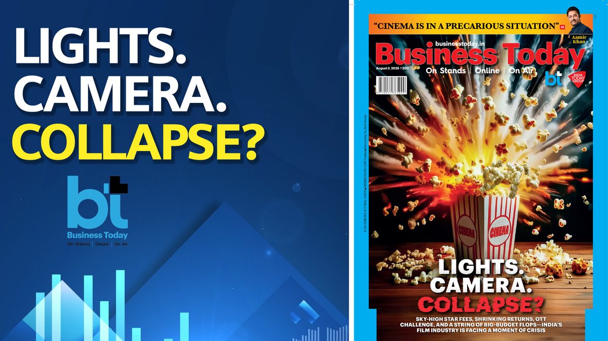 Light. Camera. Collapse?

Watch the latest episode of Business Today's Behind The Scenes(BTS), where we share an exclusive sneak-peek into the latest edition of the Business Today Lights. Camera. Collapse? In this episode, Sakshi Batra, Senior Associate Editor &amp; Anchor at BTTV,