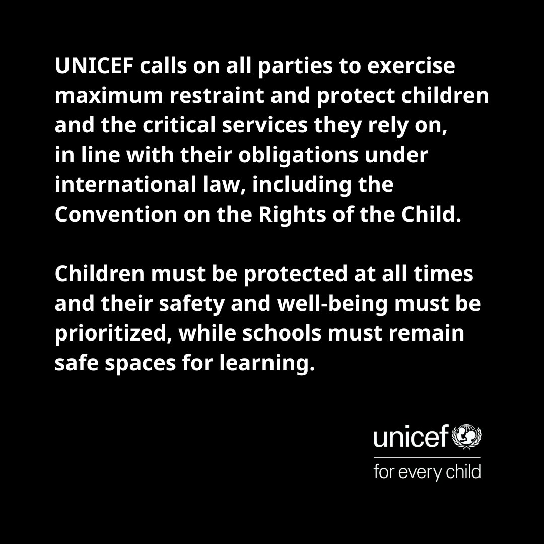UNICEF_Thailand's tweet image. Statement by June Kunugi, UNICEF Regional Director for East Asia and the Pacific
UNICEF urges de-escalation and protection of children amid rising Thailand–Cambodia border tensions
Read the full statement: unicef.link/3H4aPzz