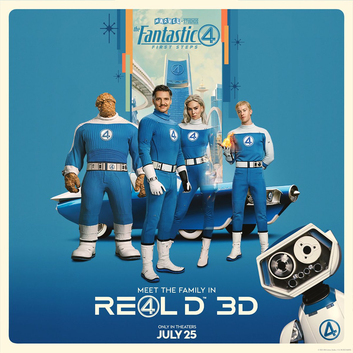 AuroraCineplex's tweet image. THE FANTASTIC FOUR: First Steps –Playing in 3D &amp;amp; 2D  on the Big Screen at #AuroraCineplex- July 24th week! @FantasticFour 

Tix--fandango.com/aurora-cineple…

linktr.ee/auroracineplex

#FantasticFour 
#Area51  #TheFringe #MovieTheater #Movies #MiniGolf #RoswellGA #ThingsToDoRoswell