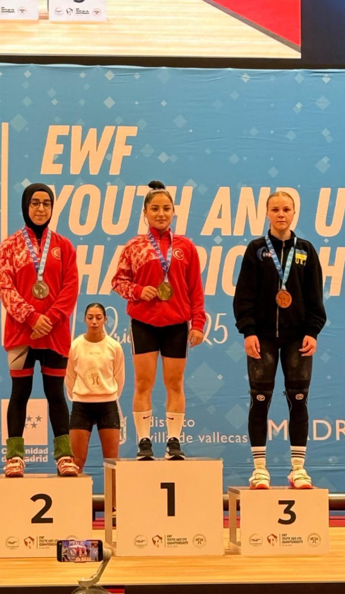 Konya Gençlik ve Spor İl Müdürlüğü (@gsb_konya) on Twitter photo 21- 30 Temmuz 2025 tarihleri arasında Madrid'te devam etmekte olan Yıldızlar ve U15 Avrupa Halter Şampiyonası'nda mücadele eden Konya TOHM sporcumuz Fatma Sena Kolçak 44 kg koparmada🥇, silkme ve toplamda🥈oldu.👏
<a href="/OA_BAK/">Dr. Osman Aşkın Bak</a> <a href="/gencliksporbak/">Gençlik ve Spor Bakanlığı 🇹🇷</a> 21- 30 Temmuz 2025 tarihleri arasında Madrid'te devam etmekte olan Yıldızlar ve U15 Avrupa Halter Şampiyonası'nda mücadele eden Konya TOHM sporcumuz Fatma Sena Kolçak 44 kg koparmada🥇, silkme ve toplamda🥈oldu.👏
<a href="/OA_BAK/">Dr. Osman Aşkın Bak</a> <a href="/gencliksporbak/">Gençlik ve Spor Bakanlığı 🇹🇷</a>