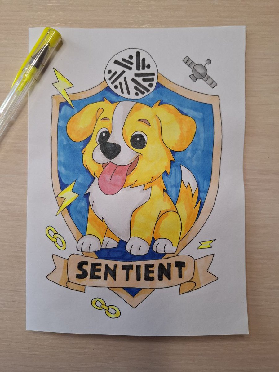 Alex322Fuelet's tweet image. Made a coat of arms for Sentient.
If AGI is going to be built, it will only be under Dobby's supervision 🐶💻
Support if you like it! ❤️
@SentientAGI