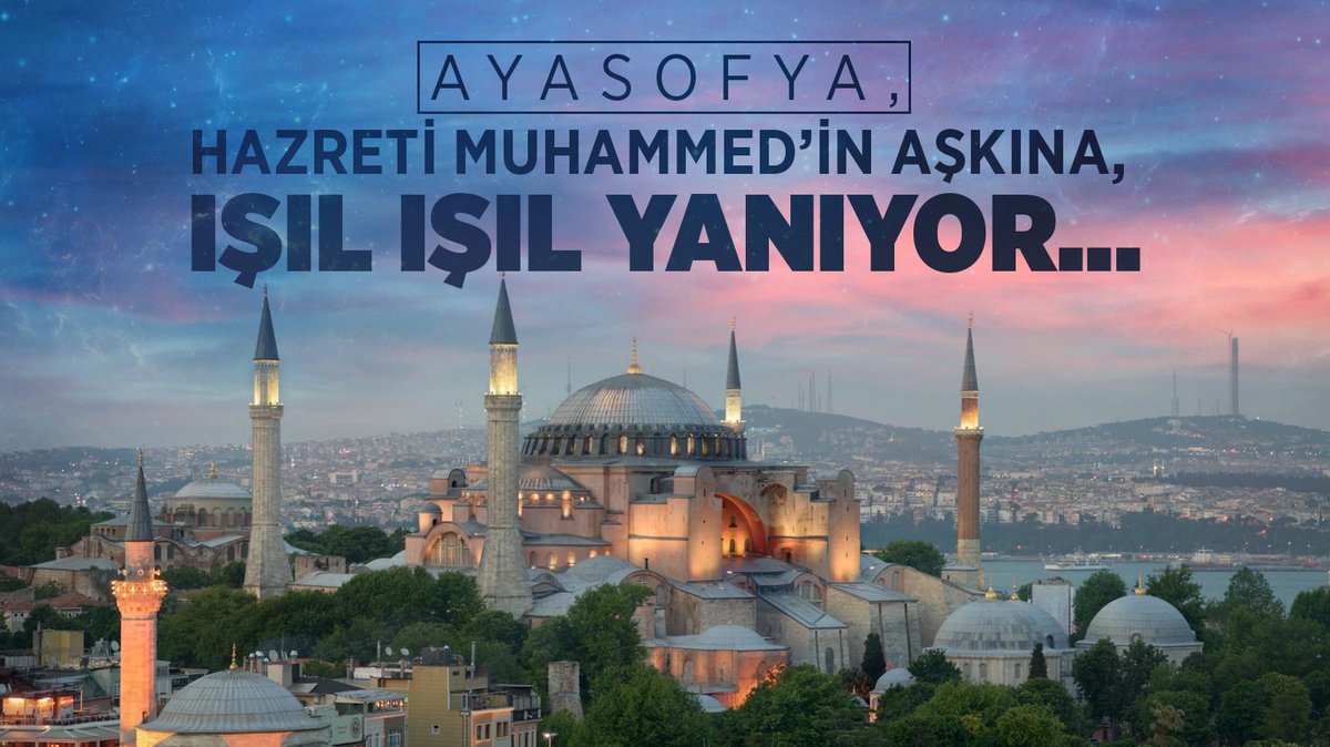 Ayasofya Camii, 5 yıl önce bugün dualarla cemaatine kavuştu.

Ayasofya, Hazreti Muhammed'in aşkına ışıl ışıl yanıyor...
