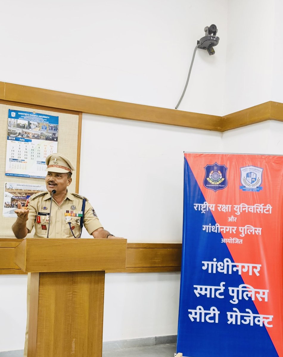 RakshaUni's tweet image. RRU launches 3 phase of India’s 1st Smart Police City project for Gandhinagar Police, under the visionary leadership of Hon’ble PM @narendramodi & Hon’ble UHM @AmitShah .
With 526 police personnel trained, RRU is building globally ready, specialised police cadres shaping the…