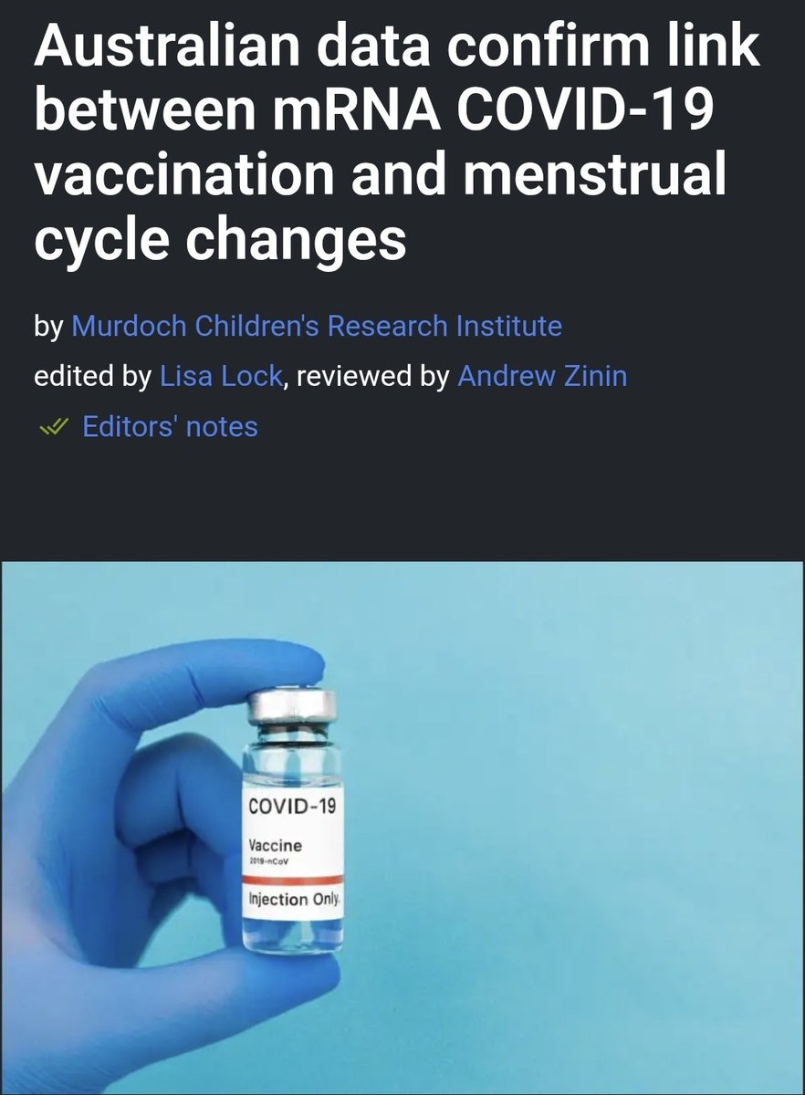 AlboIsPM's tweet image. A new data analysis has found that women who had one or more mRNA-based COVID-19 vaccinations were more likely to experience changes to their menstrual cycle following their vaccination.