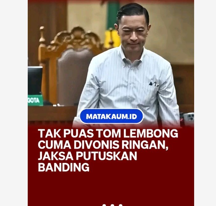 Kejagung memutuskan untuk mengajukan banding atas vonis 4,5 tahun penjara mantan Mendag Tom Lembong terkait kasus korupsi impor gula.

Langkah ini dilakukan menyusul putusan Tom Lembong lebih ringan dari tuntutan jaksa selama tujuh tahun penjara.

Kamboja Perang Jepang ASEAN