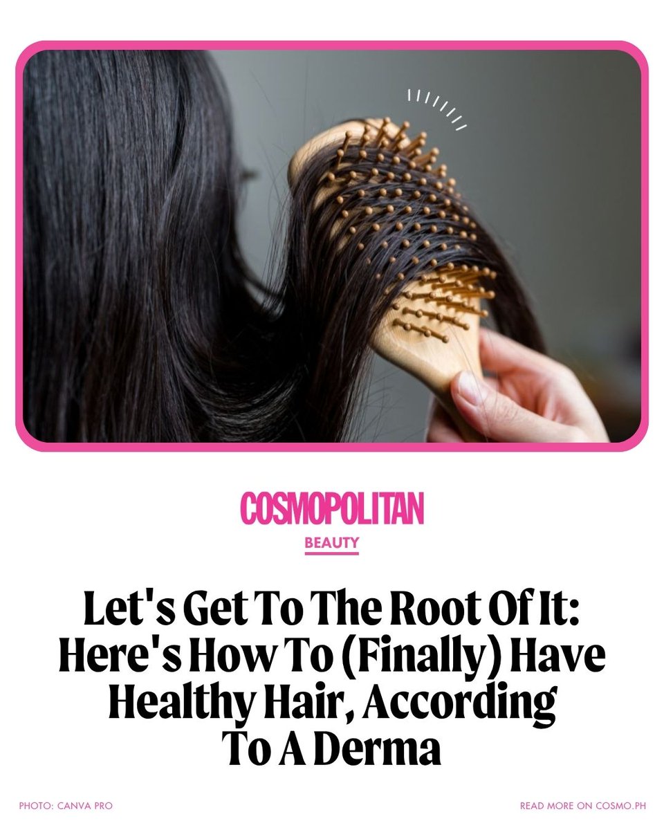 cosmo_ph's tweet image. You don't need more products—just these derm-approved hair habits!
READ HERE: bit.ly/4lKGaqn
