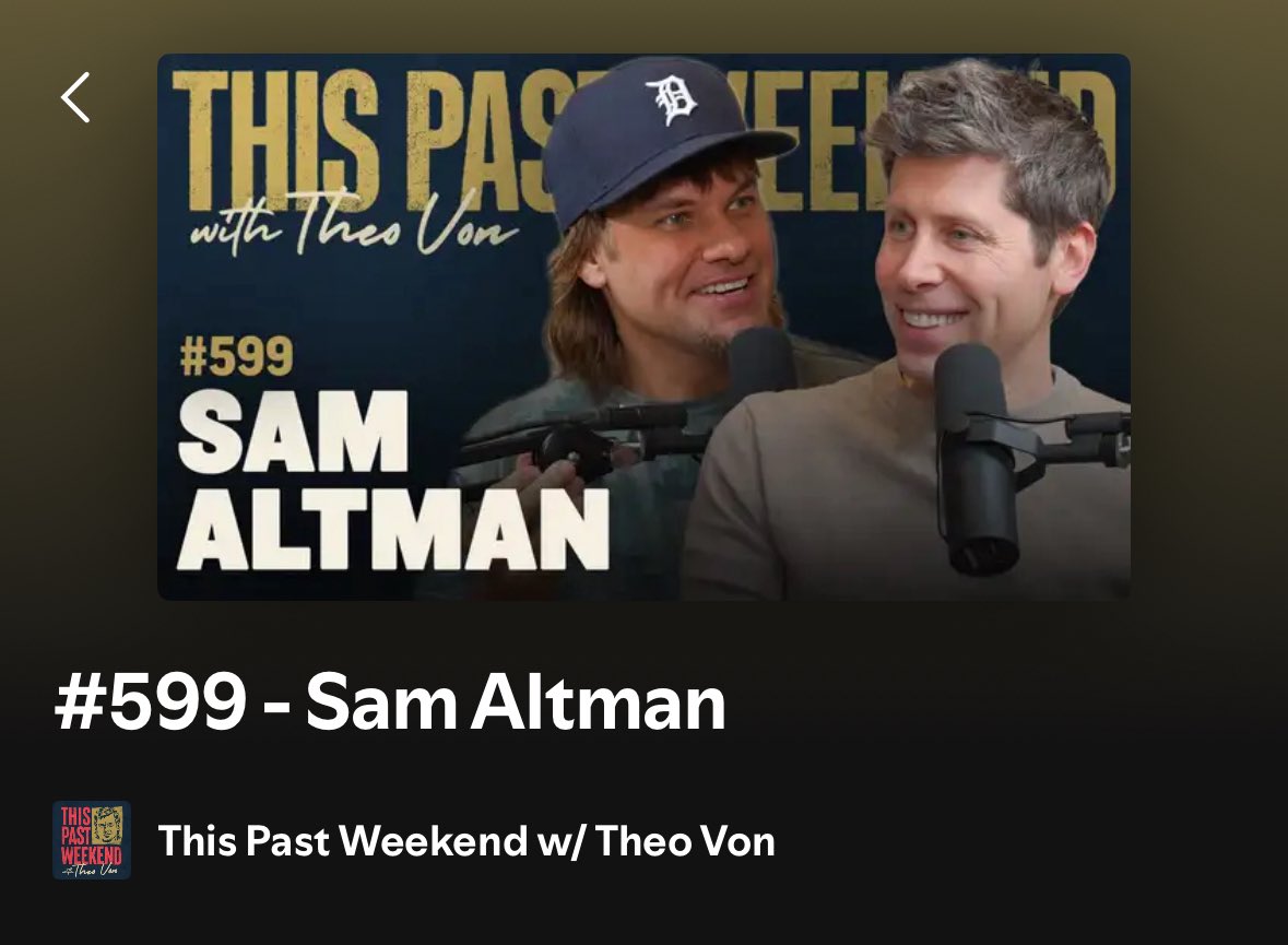 AriWagner_'s tweet image. Listening to @TheoVon x @sama and what strikes me most is the tone—
Even the people building AI speak about it with childlike curiosity.
It’s a rare space where the architects don’t fully grasp the blueprint. Excited for the future, but also anxious for it.
#TheArichives