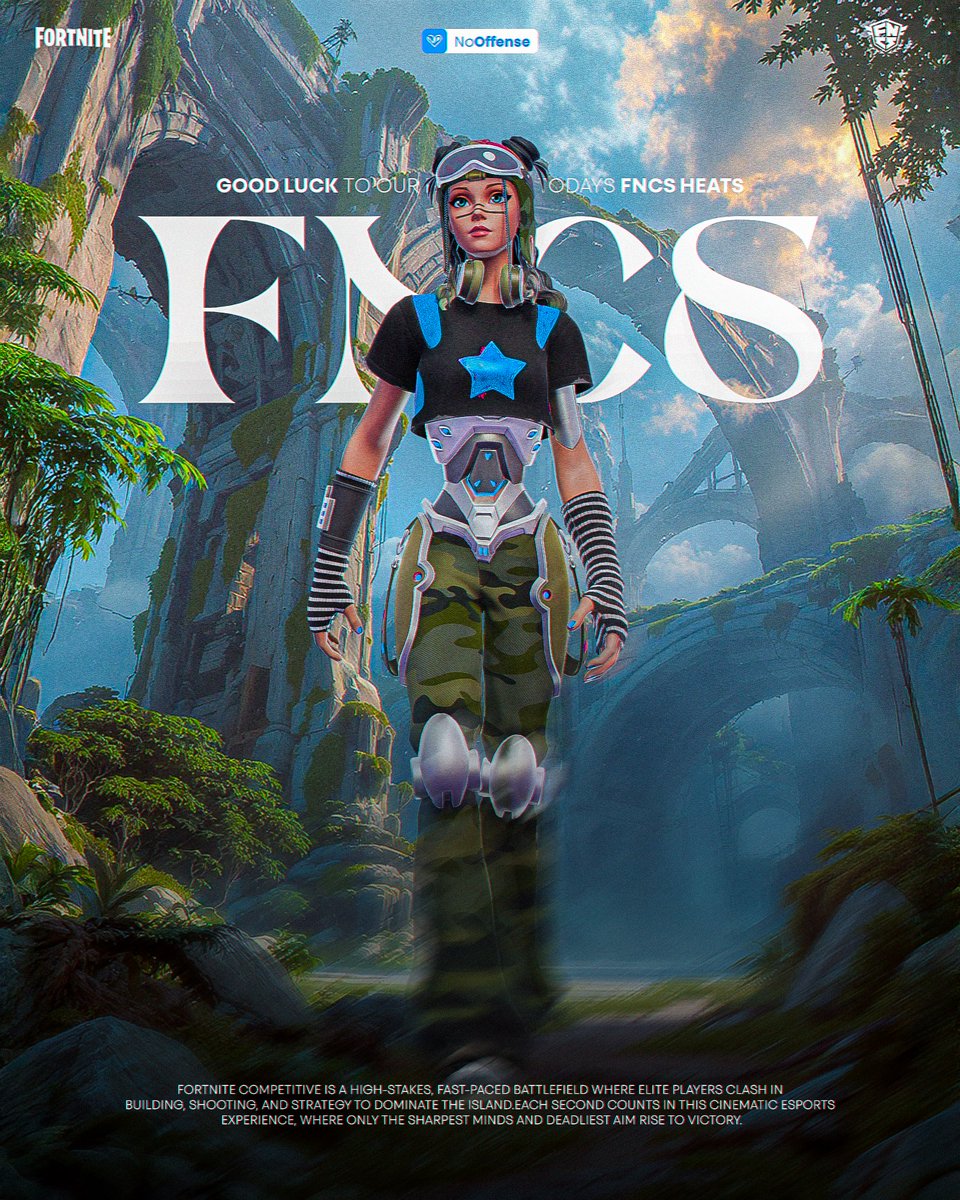 🏆FNCS HEAT 3🏆

Die Heat 3 und somit schwerste im FNCS steht an.😳

Wir wünschen <a href="/neofinny/">neofinny</a> und seinem Team viel Glück sowie maximalen Erfolg.🍀
Das ganze Team drückt euch die Daumen, macht das unmögliche Möglich!😤🙌

#UsAgainstTheWorld🌐