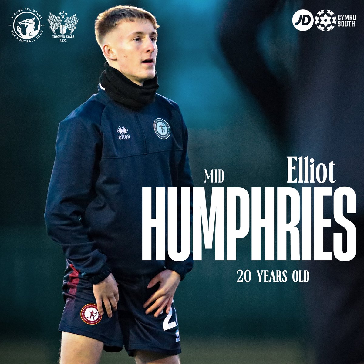 YClwbPelDroed's tweet image. Welsh football is full of talented young players ⚡️
Take a look at our Ones To Watch in the #JDCymruSouth this season 👀
Jago Norton (@YAFCthebuns )
Eduardo Bregua (@NewportCity_FC )
Dylan Downs (@AberystwythTown )
Eliot Humphries (@Treowenstarsfc )