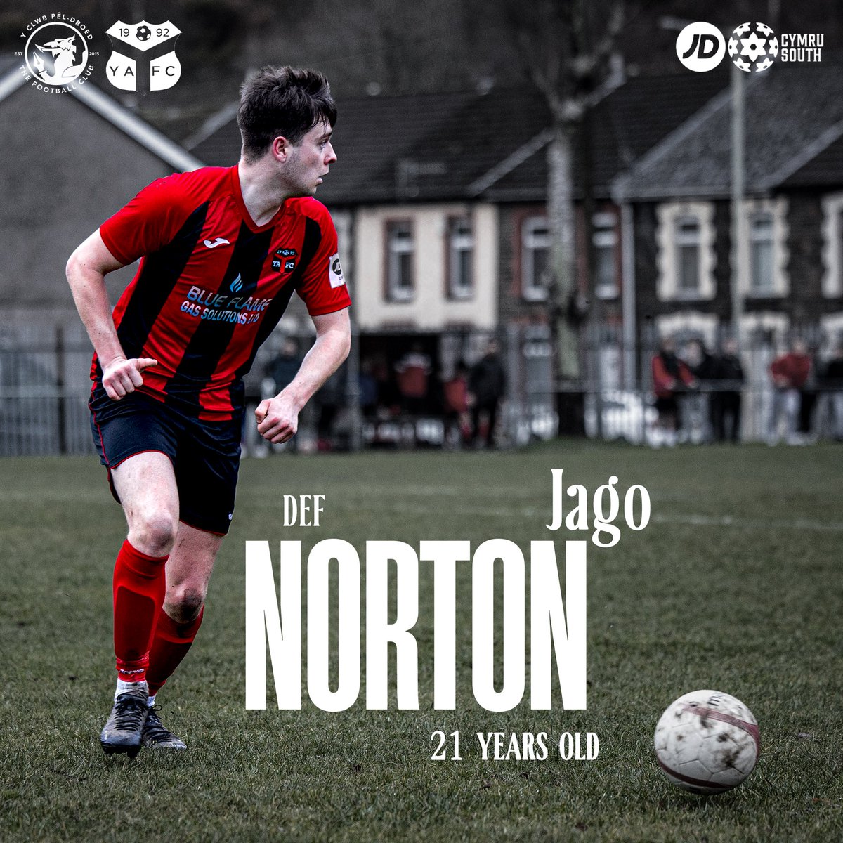 YClwbPelDroed's tweet image. Welsh football is full of talented young players ⚡️
Take a look at our Ones To Watch in the #JDCymruSouth this season 👀
Jago Norton (@YAFCthebuns )
Eduardo Bregua (@NewportCity_FC )
Dylan Downs (@AberystwythTown )
Eliot Humphries (@Treowenstarsfc )