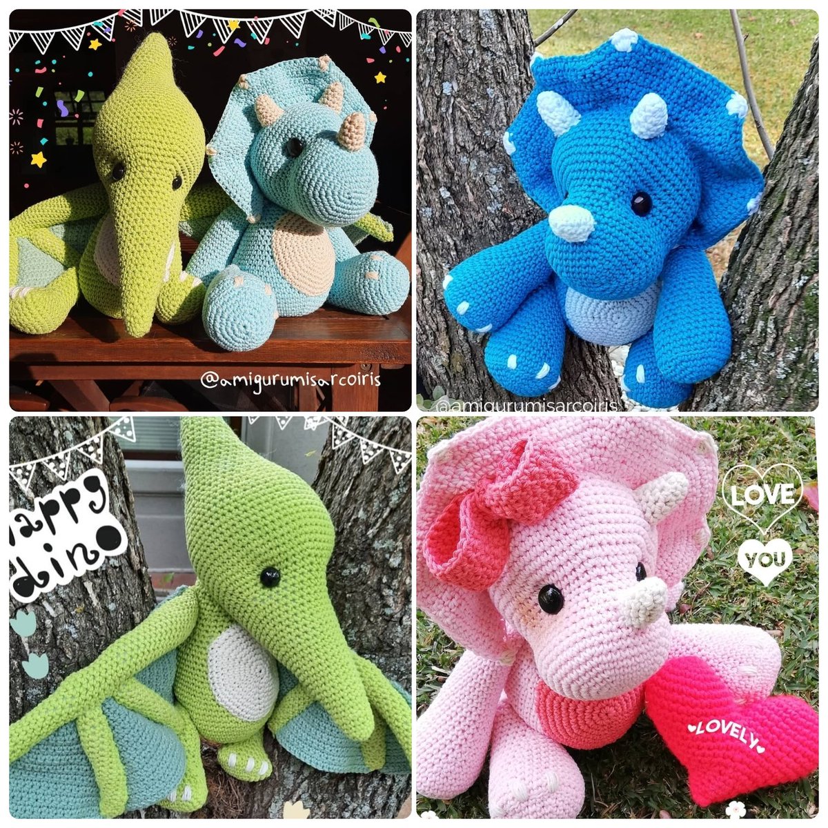 ArcoIrisCrochet's tweet image. Hay personas que se convierten en tus lugares favoritos, cuidalas son un regalo de la vida ❤️
Hoy le toca a los dino, se acerca el #diadelniño y hay que tejer y tejer
Abrazo de buenos dias, mate preparado y arranco! 🧉🧶🤍🫶✨️