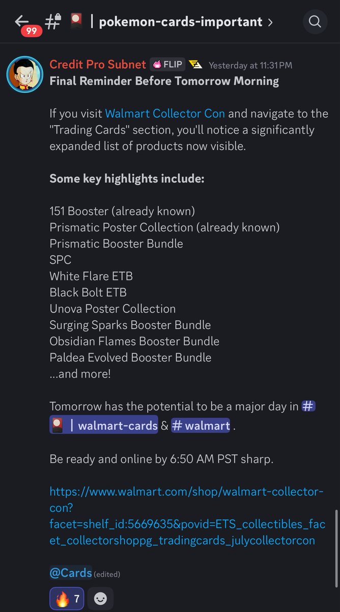FlipFlip's tweet image. Full guide is ready for this mornings Walmart Con Pokémon Drop!
- Early/Bypass Links are posted free in my bio 🔥🙌✅