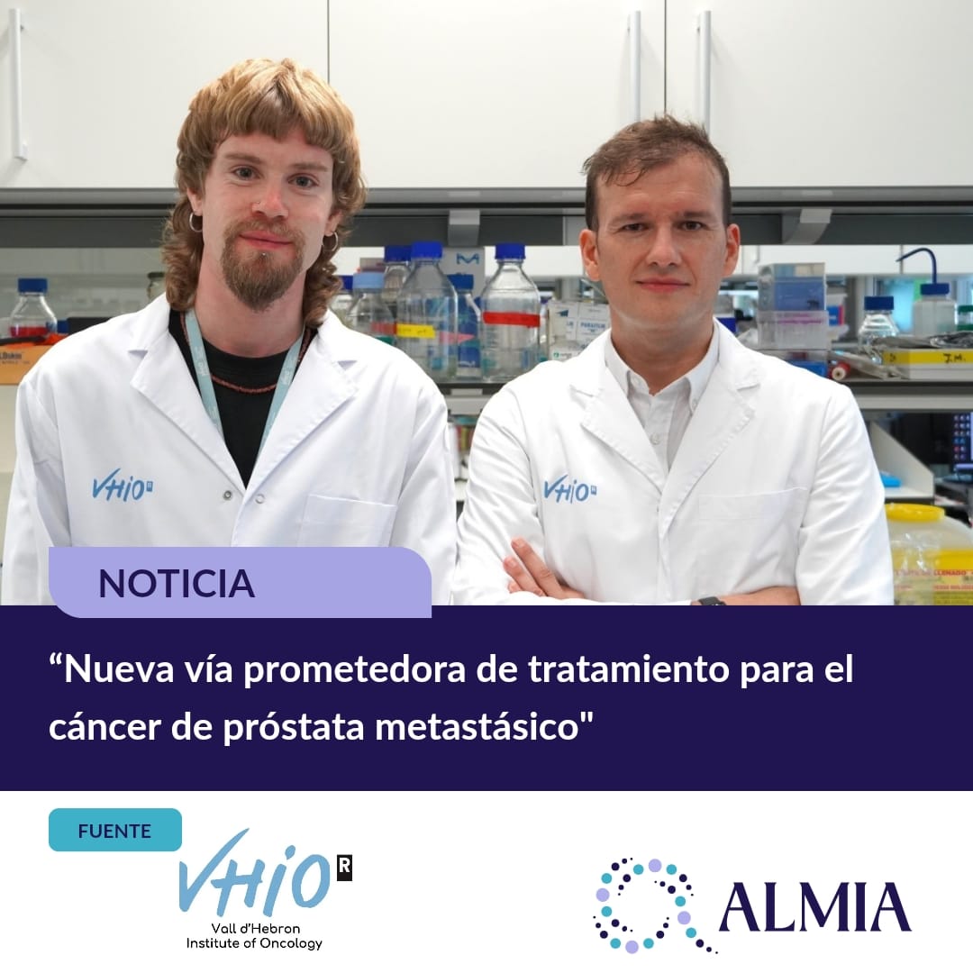 ALMIA Cáncer Metastásico (@almiacm) on Twitter photo 🔬INVESTIGACIÓN | Nueva vía prometedora de tratamiento para el cáncer de próstata metastásico:
Combinación de Inhibidores de CDK4/6, de PARP y terapias senolíticas
<a href="/VHIO/">Vall d’Hebron Institute of Oncology (VHIO)</a> <a href="/ContraCancerEs/">Asociación Española Contra el Cáncer</a> <a href="/ancap_es/">ancap_es</a> #CáncerMetastásico
cancermetastasico.es/nueva-via-canc… 🔬INVESTIGACIÓN | Nueva vía prometedora de tratamiento para el cáncer de próstata metastásico:
Combinación de Inhibidores de CDK4/6, de PARP y terapias senolíticas
<a href="/VHIO/">Vall d’Hebron Institute of Oncology (VHIO)</a> <a href="/ContraCancerEs/">Asociación Española Contra el Cáncer</a> <a href="/ancap_es/">ancap_es</a> #CáncerMetastásico
cancermetastasico.es/nueva-via-canc…