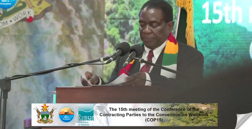 Prince Huni (@huniprince) on Twitter photo In his remarks, Pres <a href="/edmnangagwa/">President of Zimbabwe</a> commended #RamsarConvention in promoting wetlands protection. He added that community education & involvement are pivotal in the sustaining of wetlands & called for collaboration of all stakeholders to take steps from discussion to implementation In his remarks, Pres <a href="/edmnangagwa/">President of Zimbabwe</a> commended #RamsarConvention in promoting wetlands protection. He added that community education & involvement are pivotal in the sustaining of wetlands & called for collaboration of all stakeholders to take steps from discussion to implementation