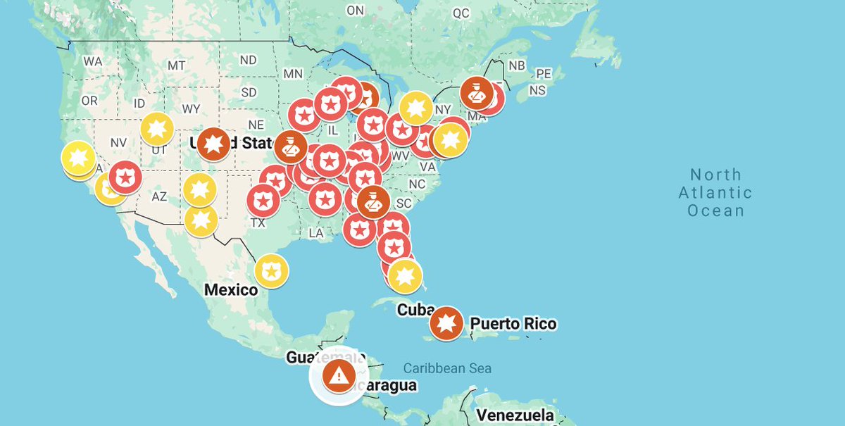 Global Detention Project (@migradetention) on Twitter photo The United States is rapidly expanding its immigration detention system.
<a href="/DetentionWatch/">Detention Watch Network (DWN)</a> has developed a useful map depicting the Trump administration's multi-layered expansion plan:
google.com/maps/d/u/0/vie…
#CommunitiesNotCages The United States is rapidly expanding its immigration detention system.
<a href="/DetentionWatch/">Detention Watch Network (DWN)</a> has developed a useful map depicting the Trump administration's multi-layered expansion plan:
google.com/maps/d/u/0/vie…
#CommunitiesNotCages