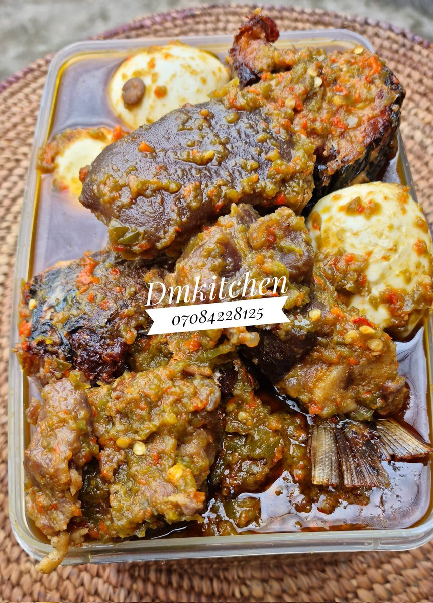 I checked how many bowls of Ofada Sauce we've delivered this week and I counted 7 bowls!!

Thank God for keeping things running.