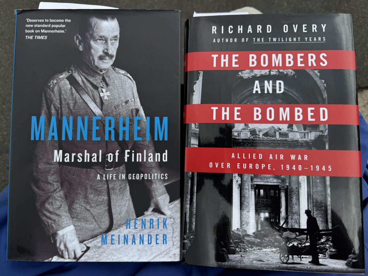 A couple of gems discovered amongst the charity shops of Shanklin on the Isle of Wight #Mannerheim #WW2 #WinterWar #ContinuationWar