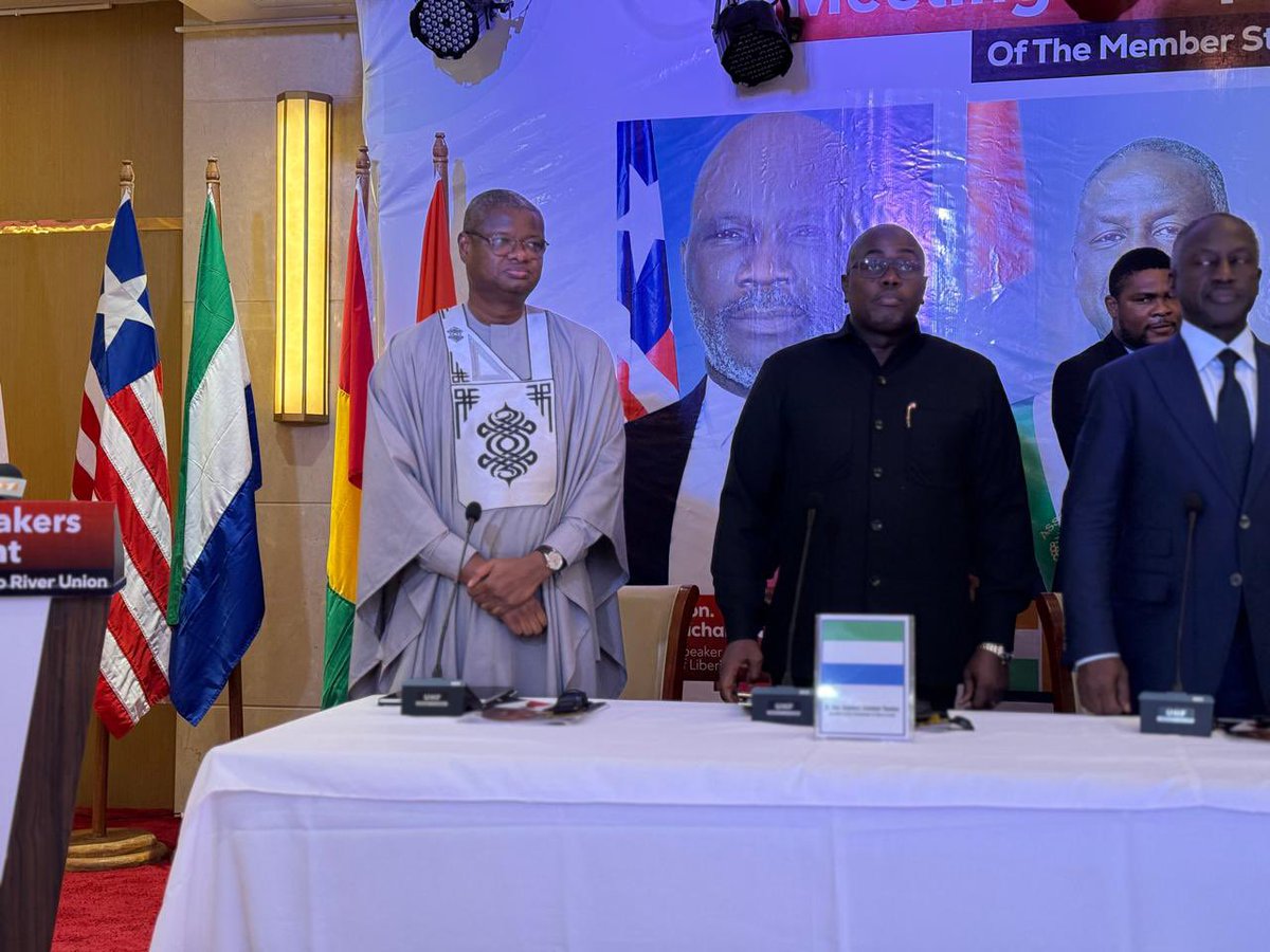 A honor to be at the opening of the Mano River Union Speakers Meeting. UNDP Liberia proudly stands with the Mano River Union in advancing regional cooperation for peace, integration &amp; development.

At the 1st MRU Speakers’ Meeting in Monrovia, we reaffirmed our support to build