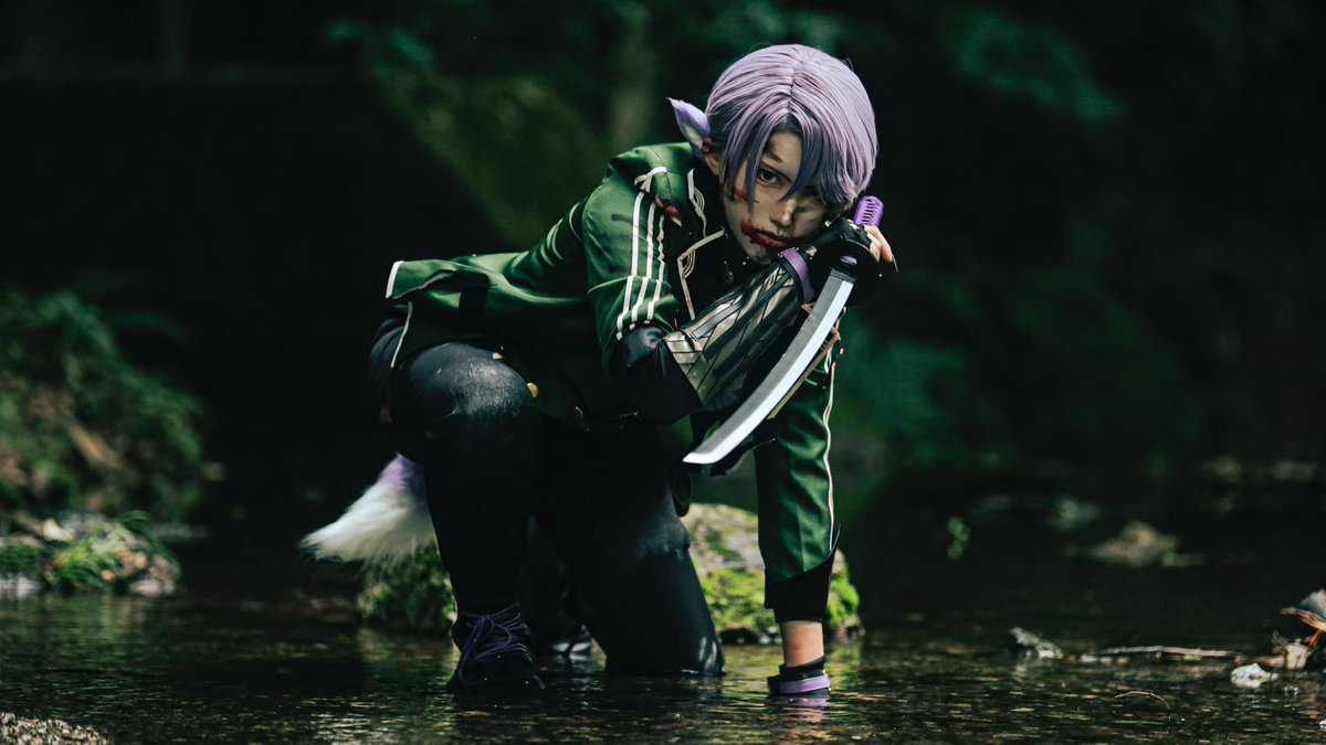 mfmf_khr's tweet image. cos / 刀剣乱舞 ※血糊注意
言葉を焼き
季語を殺す者を
私は許しません
No.192 五月雨江
photo @dumcrime