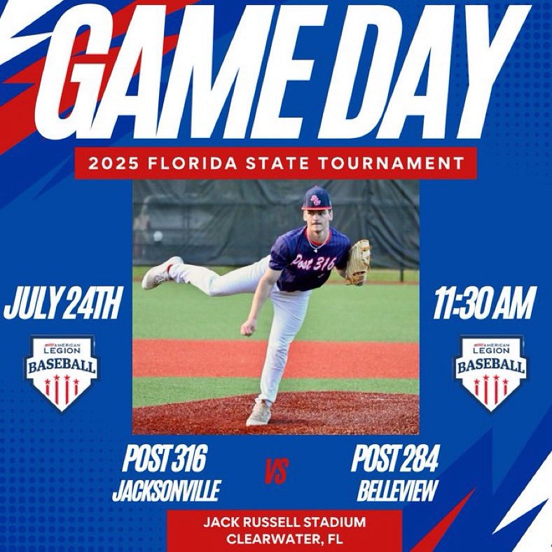 Post316Baseball's tweet image. Gameday! Post 316 kicks off the Florida State Tournament today at 11:30 am vs Post 284 Belleview!
