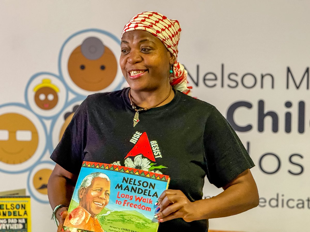 NelsonMandela (@nelsonmandela) on Twitter photo Smiles, stories, and the magic of books! 📚✨
Today, we spent Mandela Day at the Nelson Mandela Children's Hospital (<a href="/_NMCH_/">Nelson Mandela Children's Hospital</a>) in Johannesburg with our Making Reading Fun program.
Author Zukiswa Wanner brought stories to life, reading the children’s version of Long Walk to Smiles, stories, and the magic of books! 📚✨
Today, we spent Mandela Day at the Nelson Mandela Children's Hospital (<a href="/_NMCH_/">Nelson Mandela Children's Hospital</a>) in Johannesburg with our Making Reading Fun program.
Author Zukiswa Wanner brought stories to life, reading the children’s version of Long Walk to