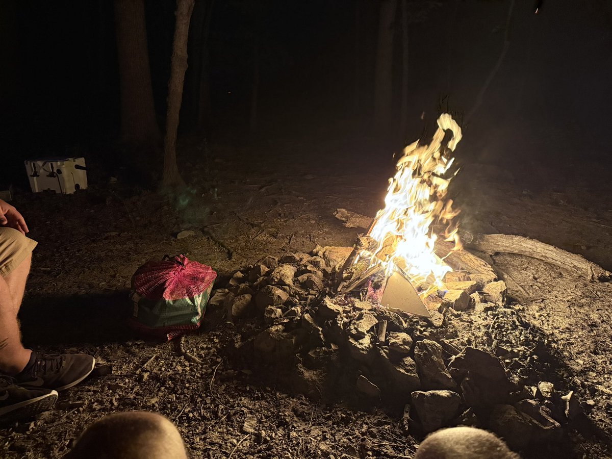 Camping at Uwharrie National Forest.