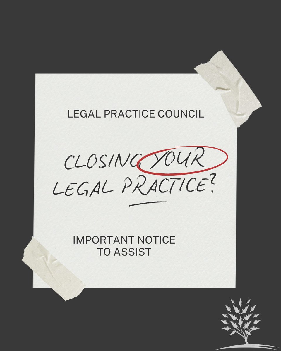Practitioners are encouraged to seek guidance from provincial offices when closing their practices. Provincial offices have administrators, legal officers, and directors who can provide assistance. 

Reach out to us: lpc.org.za/contact/provin…