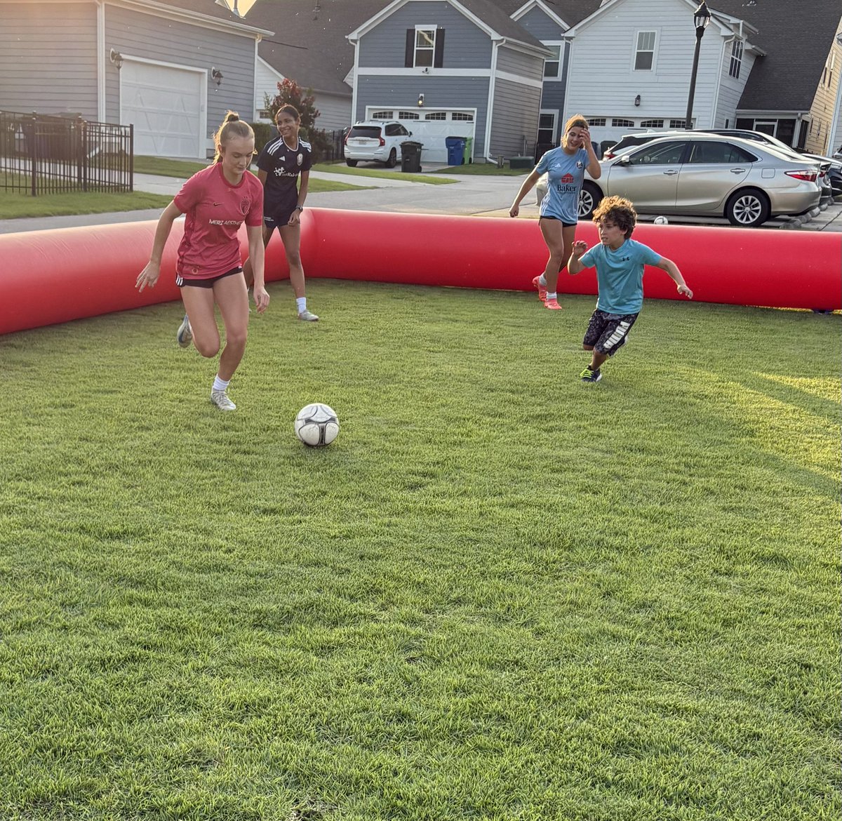 It has been a busy summer of travel but we’ve squeezed in free play where we can including a new cage, Oakland and the usual inflatable sessions. It’s HOT 🥵 be we must play <a href="/JOYofthePEOPLE/">Joy of the People</a>