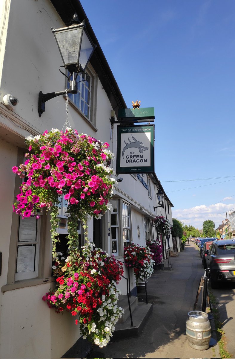 barry_wizard's tweet image. The dragon on this pub sign is a bit basic for my taste but the flowers are nice #pubsignthursday