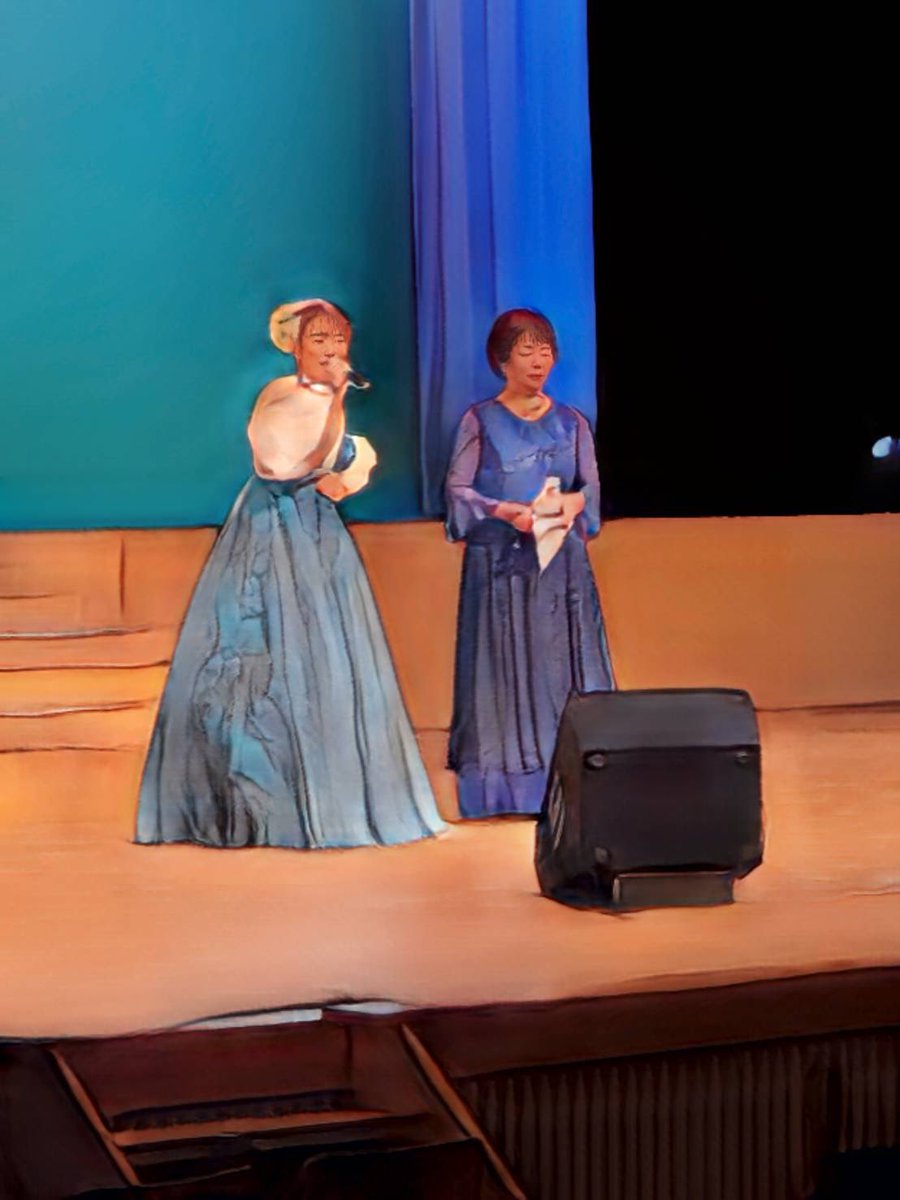 こんばんは⭐️

本日は長野県塩尻市にあるレザンホールにて開催されました
『れざんカラオケ歌謡祭』にスペシャルゲストとしてお招きいただきました✨

花咲の歌唱をすごく喜んでくださったお客様が大勢いらっしゃいました😊

途中で、昨日のカラオケ歌唱祭で歌われた山口さんと花咲で ＃冬の蛍