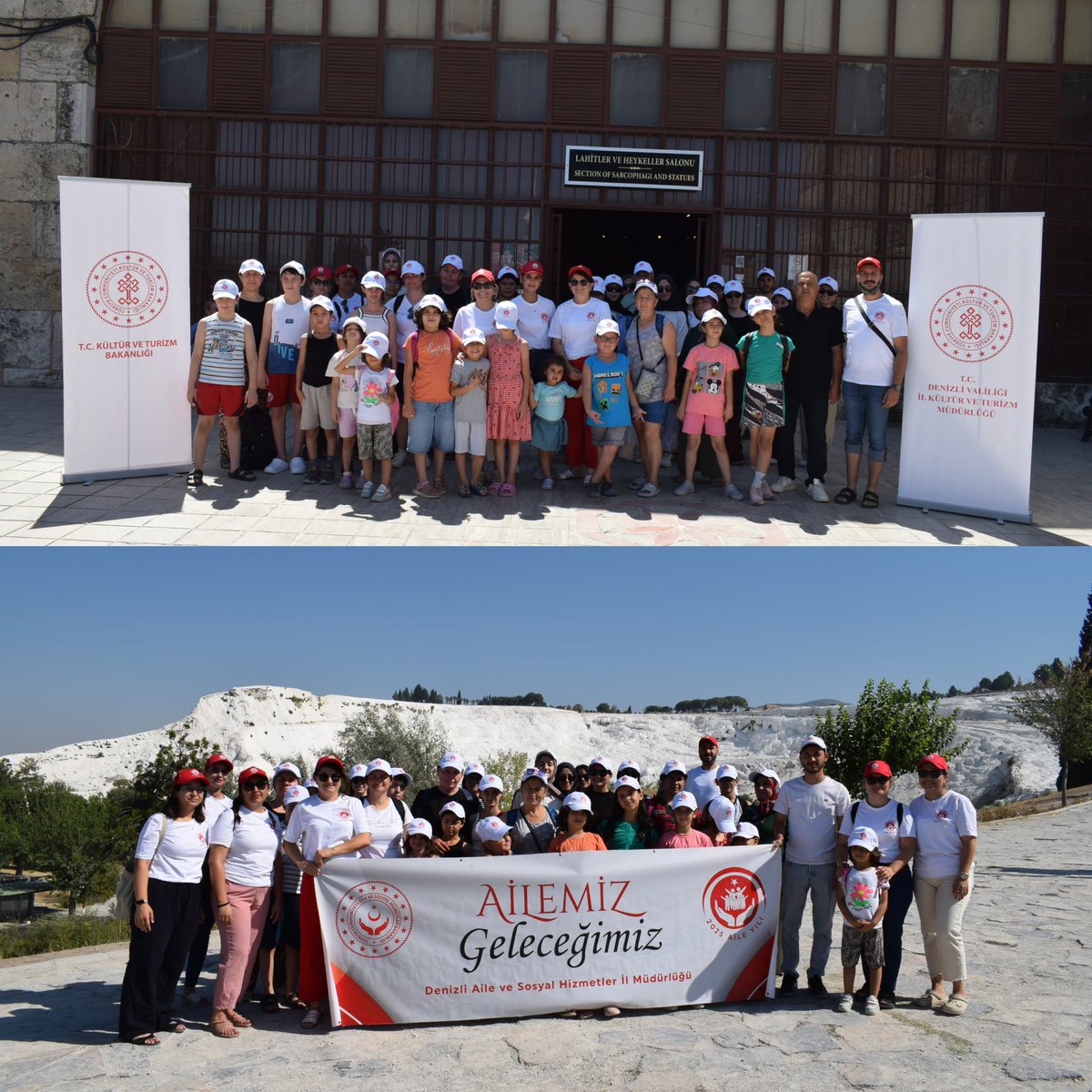 iktm20's tweet image. İl Kültür ve Turizm Müdürlüğümüz ve Pamukkale Sosyal Hizmet Merkezi Müdürlüğü işbirliğiyle 2025 Aile Yılı kapsamında çocuklarımıza ve ailelerine moral ve motivasyon sağlayabilmek, kültürel, tarihi ve doğal değerlerimizi tanıtmak amacıyla gezi etkinliği gerçekleştirildi.
#aileyılı