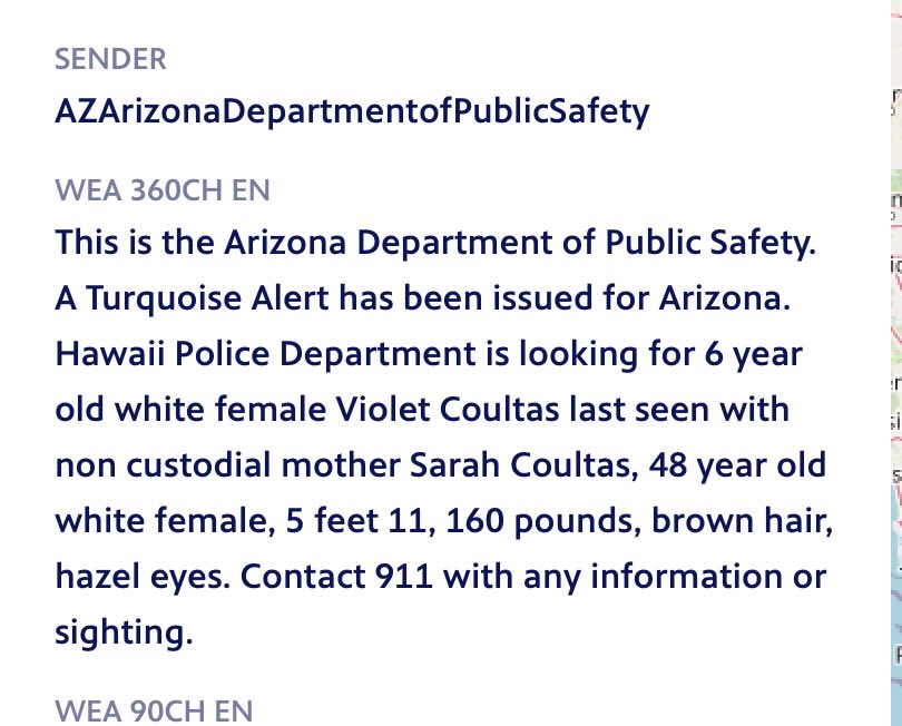 Rob Dale (@therobdale) on Twitter photo Good effort <a href="/Arizona_DPS/">Dept. of Public Safety</a> but a few notes:
The biggest mistake is leaving out a link to the girl's picture and the suspect's.
Next up - drop the color codes. Just say there's a missing child.
Where was the child last seen?
Train message senders. It saves lives. Good effort <a href="/Arizona_DPS/">Dept. of Public Safety</a> but a few notes:
The biggest mistake is leaving out a link to the girl's picture and the suspect's.
Next up - drop the color codes. Just say there's a missing child.
Where was the child last seen?
Train message senders. It saves lives.