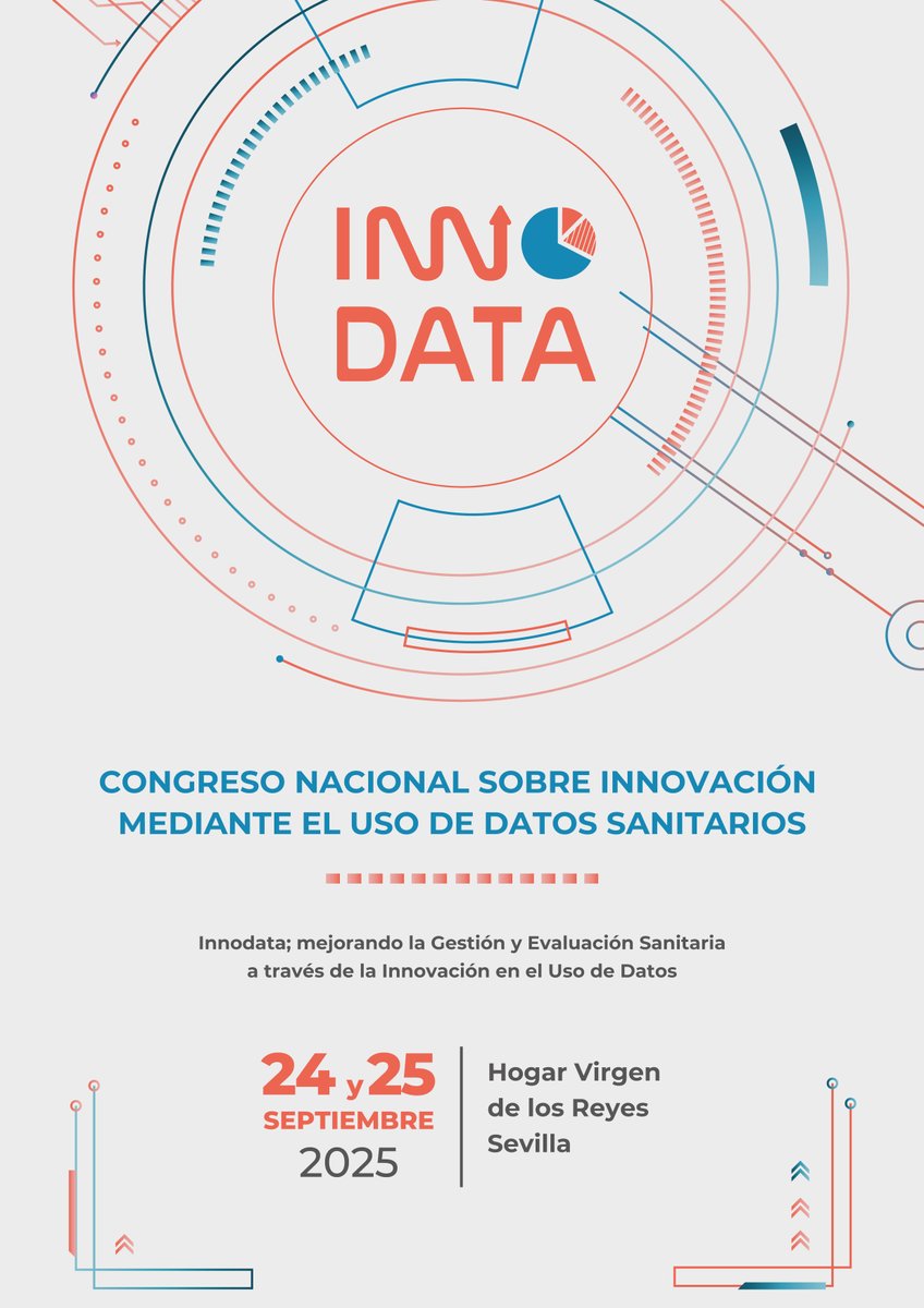 HUVMacarena's tweet image. 🏥Nuestra Unidad de @InnovacionHUVM organiza #INNODATA2025, los días 24 y 25 de septiembre. 2 jornadas sobre:
👉Hospitales Inteligentes
👉Impacto de la #IA en gestión sanitaria
👉#RealWorldHealthData En Estudios Epidemiológicos
👉Vanguardia de la IA en ámbito sanitario
👉El…