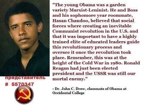 He has been a Commie since the beginning.