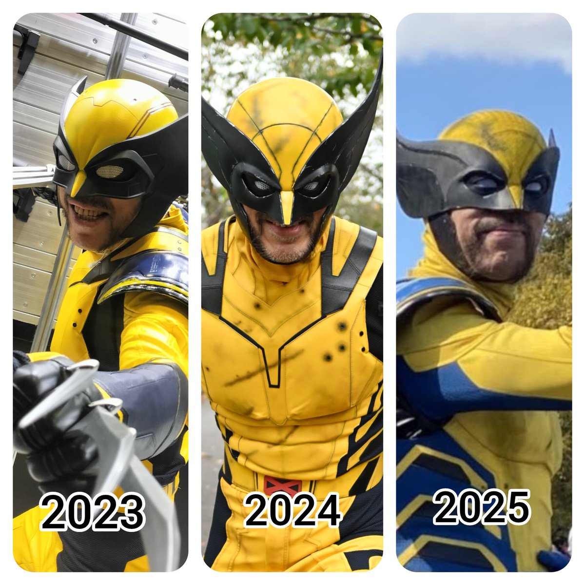 Kiiler_JPN's tweet image. D&amp;amp;W 1周年記念！！おめでとう！
思えば2023年の映画のリーク画像出た頃からウルヴィやってるね😁
公開前はマスク被るかわからなかったから予測でマスク被ってたなぁ、、、
こう見ると着実にバージョンアップしていってる、、、
もちろんこれからもウルヴィやっていきますよ！！
