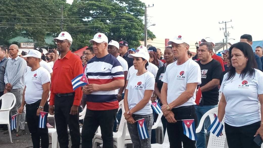Multitudinario acto provincial por el 26 de julio en #CalixtoGarcía #HolguínSí #CubaViveYTrabaja