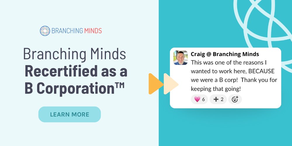 BranchingMinds's tweet image. 📣 We’re officially recertified as a B Corporation™—with the highest score among educational support companies worldwide. 

With a new B Impact Score of 137, we’re proud to keep raising the bar on what purpose-driven edtech looks like. hubs.la/Q03yGnp60

#BCorp #EdTech