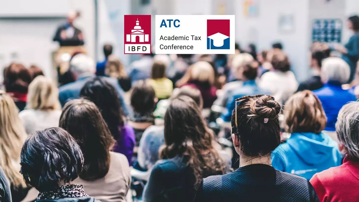 IBFD (@ibfd_on_tax) on Twitter photo Call for Abstracts: Academic Tax Conference (ATC) 2026.
We invite you to submit your abstract for the 2026 ATC, on the theme "Ability to Pay (ATP) in Tax Law." The submission deadline is 12 September 2026.
Find more details on this opportunity here: bit.ly/4mY5E4r Call for Abstracts: Academic Tax Conference (ATC) 2026.
We invite you to submit your abstract for the 2026 ATC, on the theme "Ability to Pay (ATP) in Tax Law." The submission deadline is 12 September 2026.
Find more details on this opportunity here: bit.ly/4mY5E4r