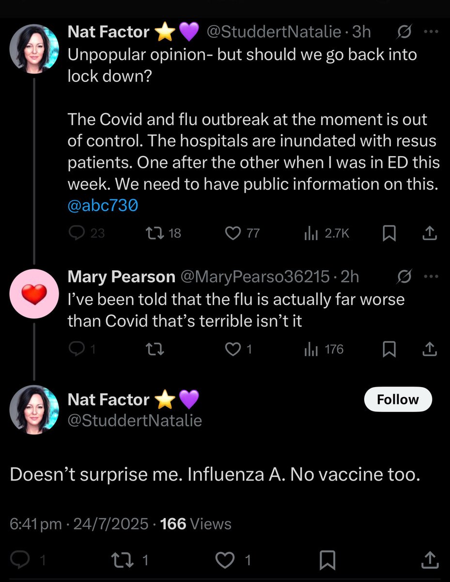 hugmeisterextra's tweet image. Only around 30% of Australians have had their flu vax, which is what’s contributed to this.
Also, the quadrivalent flu vaccine does protect against 2 different influenza A strains