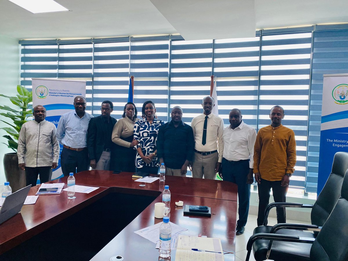 Frank (@kayfrankr) on Twitter photo This morning, <a href="/Interpeace_Org/">Interpeace</a> together with <a href="/CBS__Rwanda/">Sociotherapy Rwanda</a> held a meeting with <a href="/Unity_MemoryRw/">Ministry of National Unity and Civic Engagement</a> to discuss alignment of interventions re: a new programme on Consolidating National Unity & Resilience in #RW funded by <a href="/EUinRW/">EU Delegation to Rwanda</a>. Thank you PS <a href="/Emahoro1/">Eric Mahoro</a> for the support/strategic guidance. This morning, <a href="/Interpeace_Org/">Interpeace</a> together with <a href="/CBS__Rwanda/">Sociotherapy Rwanda</a> held a meeting with <a href="/Unity_MemoryRw/">Ministry of National Unity and Civic Engagement</a> to discuss alignment of interventions re: a new programme on Consolidating National Unity & Resilience in #RW funded by <a href="/EUinRW/">EU Delegation to Rwanda</a>. Thank you PS <a href="/Emahoro1/">Eric Mahoro</a> for the support/strategic guidance.