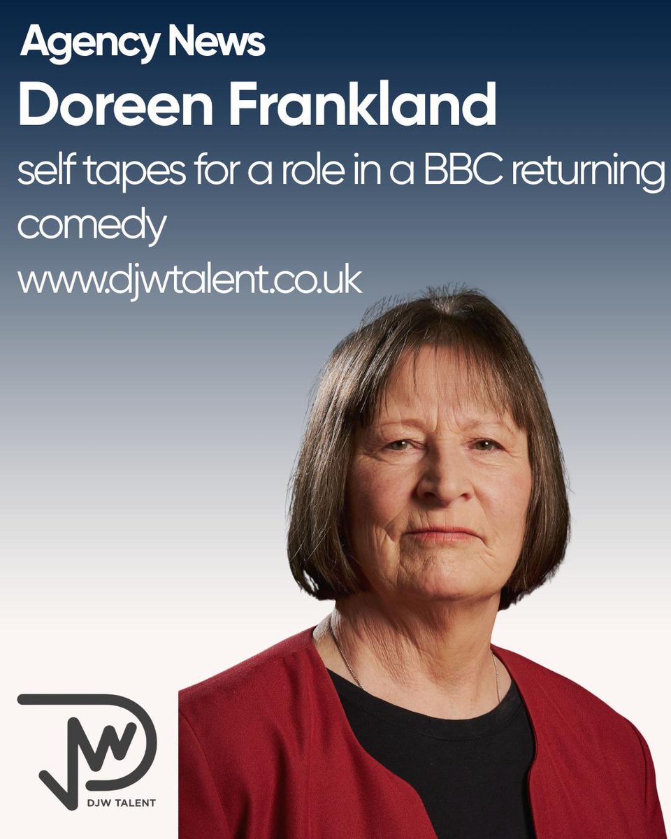 We are thrilled about Dozza self taping for this and we have everything crossed it goes her way. 

Good luck!