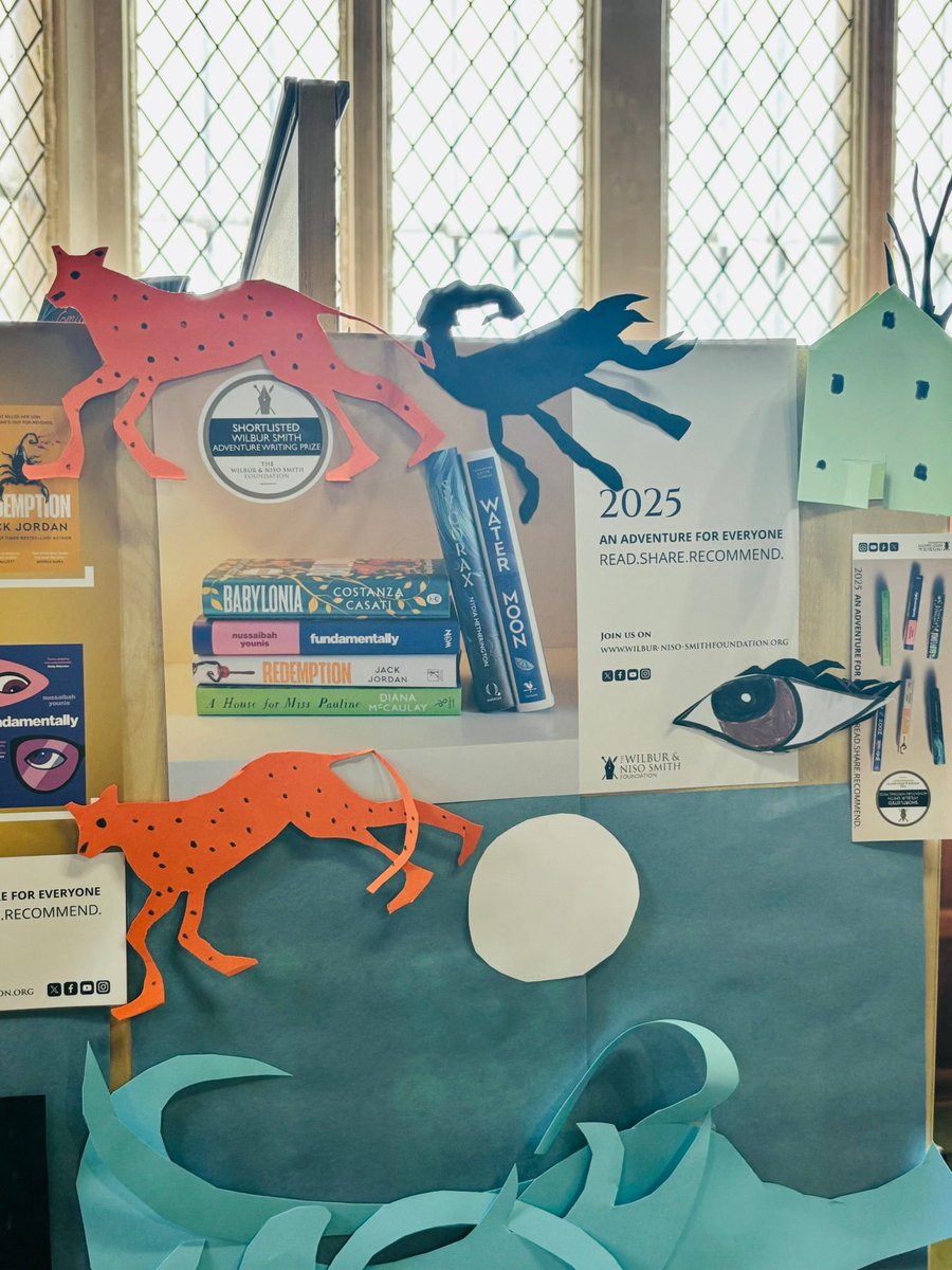 We’re excited to share the Wilbur Smith #AdventureWritingPrize shortlisted titles for 2025 at #CharltonLibrary! 🌿 Click here: bit.ly/3Ew1YFL to reserve a copy on the #Greenwich Libraries catalogue. The winners will be announced on 11 September 📚 #LoveYourLibrary