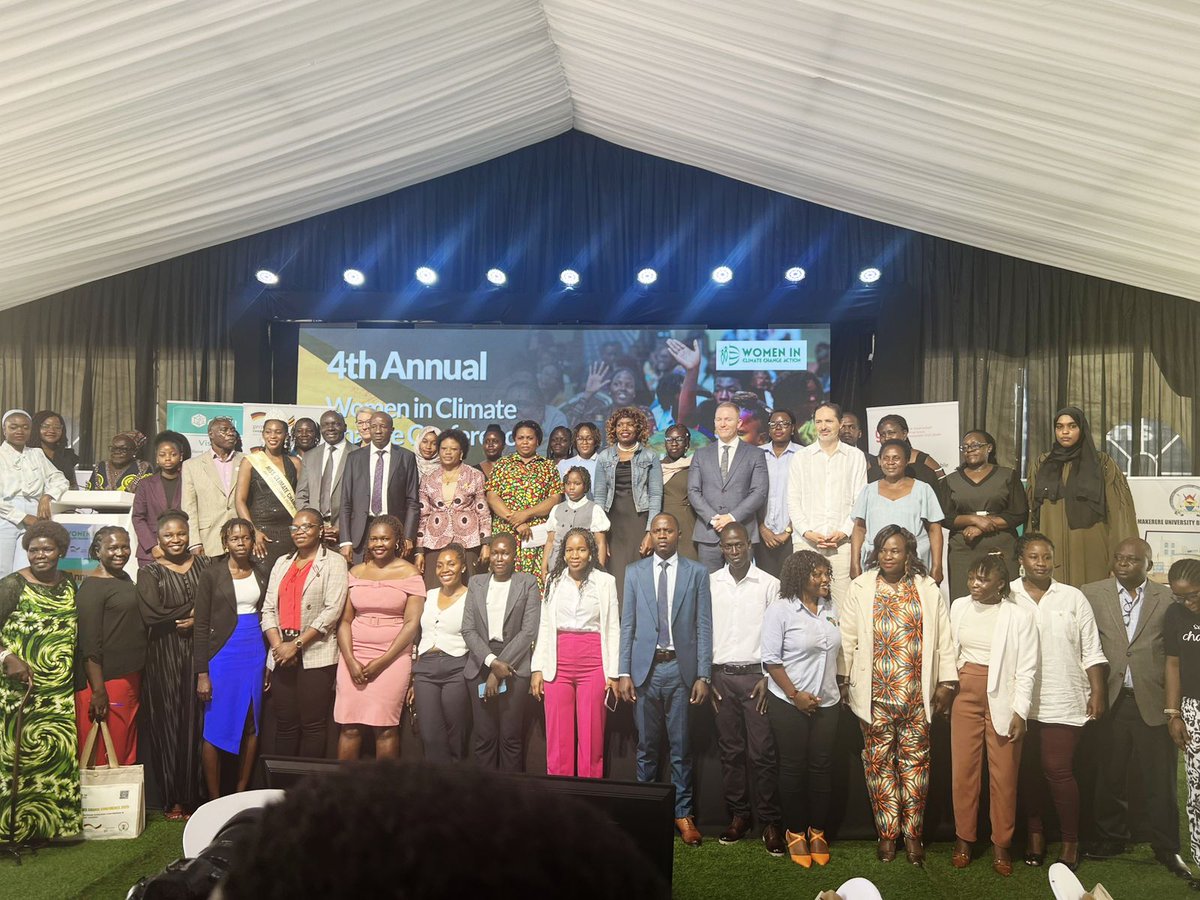 PACJA1's tweet image. PACJA is participating in the 4th Annual Women in Climate Change Conference 2025, currently taking place at Makerere University in Kampala, Uganda.
Organized by the Global Green Growth Institute (GGGI) in collaboration with GIZ Uganda and the Climate Change Department of the…