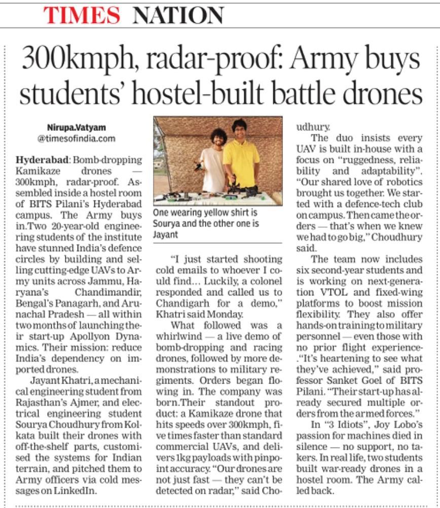 BSS - Bharat Supply & Support - Alliance (@bss_alliance) on Twitter photo 🇮🇳Saluting the brilliance of innovation from India's youth! Kudos to #JayantKhatri #SouryaChoudhury for showing the world what true ingenuity, passion, and grit look like.
#THANKYOU! <a href="/adgpi/">ADG PI - INDIAN ARMY</a> for championing homegrown, defence tech and empowering the next generation of innovators 🇮🇳Saluting the brilliance of innovation from India's youth! Kudos to #JayantKhatri #SouryaChoudhury for showing the world what true ingenuity, passion, and grit look like.
#THANKYOU! <a href="/adgpi/">ADG PI - INDIAN ARMY</a> for championing homegrown, defence tech and empowering the next generation of innovators