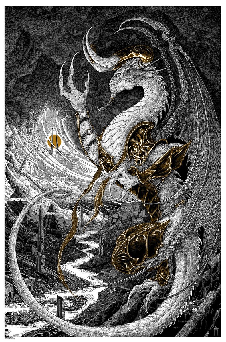 WardukeAtHome's tweet image. Nicol Bolas by Brandon Holt