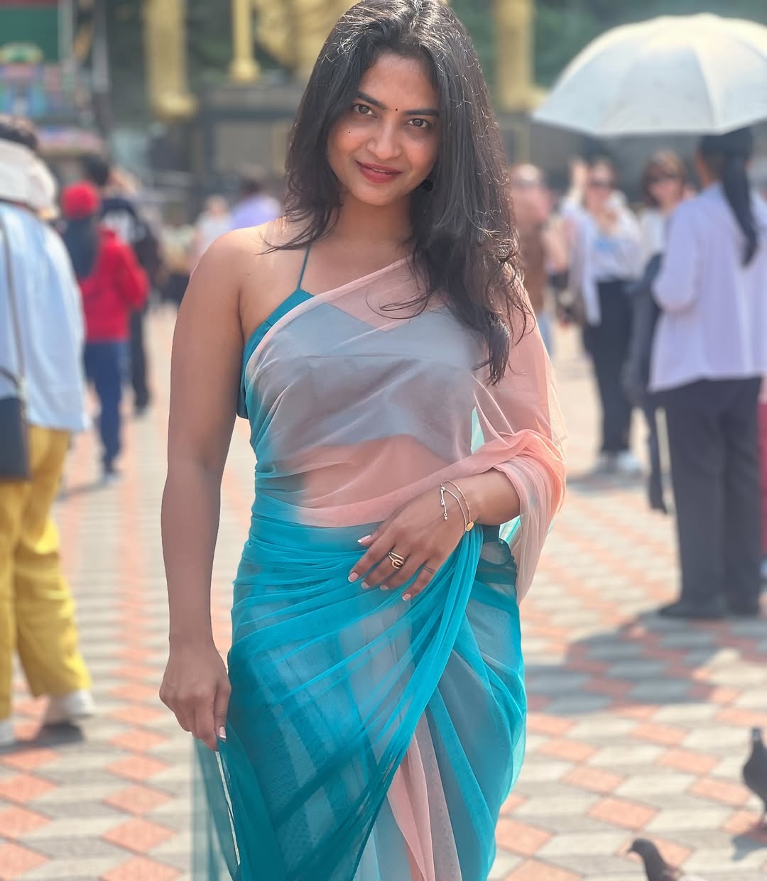 Alekhya Harika, Transparent Saree, Viral Saree Look, Celebrity Fashion, South Indian Actress, Glam Look, Trending Saree Photos, Saree Inspiration, Red Carpet Look, Fashion Goals, Tollywood Actress